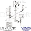 Grohe 20801ENA Mixer Spare Diagram