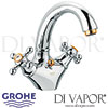 Grohe Sinfonia Chrome Gold Basin Mixer Tap Spare Parts