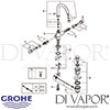 Grohe Atrio Basin Mixer L-Size Tap Spares