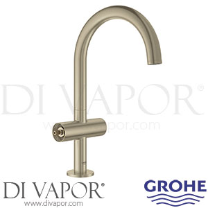 Grohe 21027EN3 Atrio Brushed Nickel One-Hole Basin Mixer L-Size Tap Spare Parts