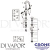Grohe 21031003 Mixer Spare Tech Diagram