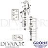 Grohe 21031EN3 Mixer Spare Tech Diagram