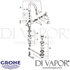 Grohe Atrio Single-Hole Basin Mixer Tap Spares