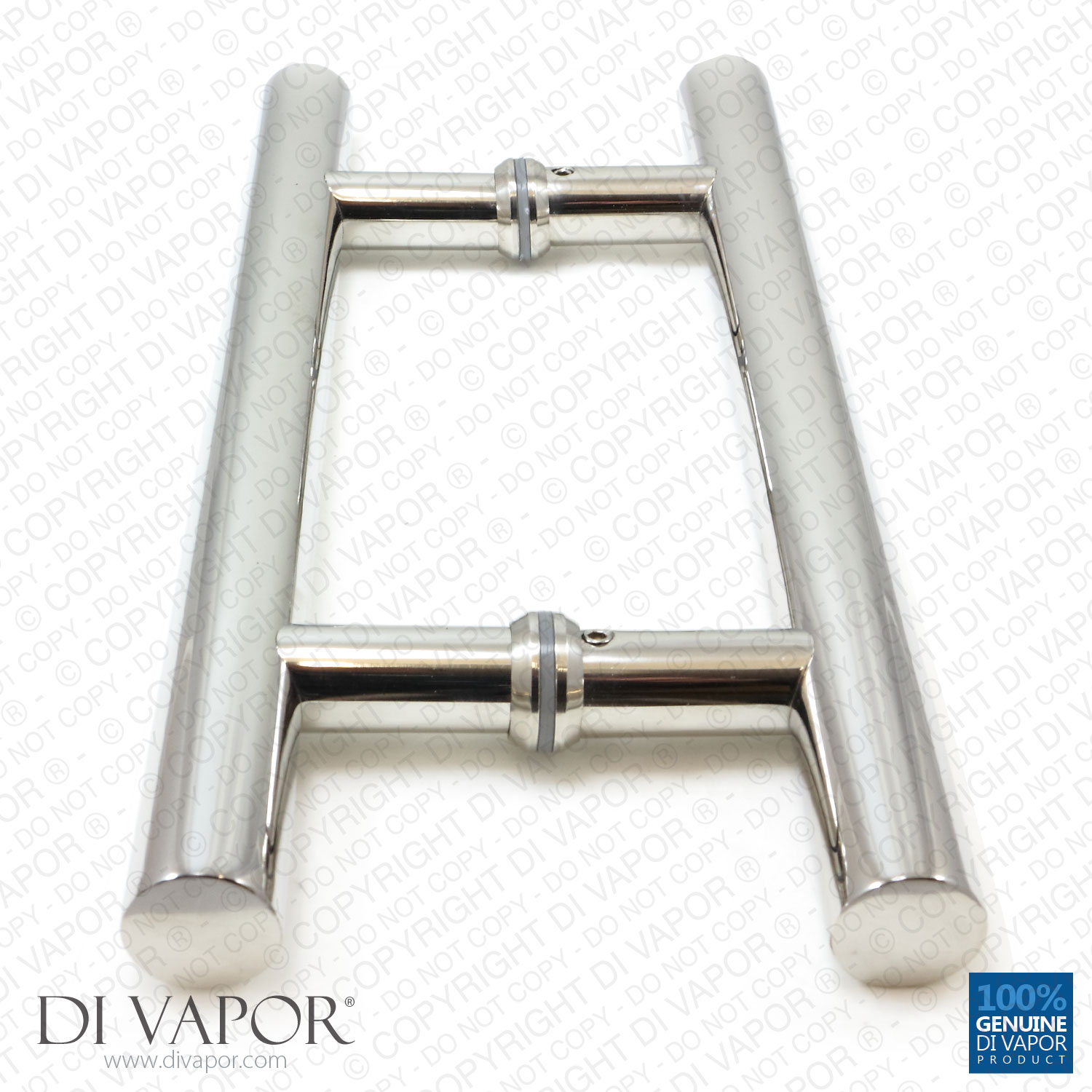 180mm Stainless Steel Shower Door Handles 18cm (7 Inches) Hole to