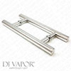 18cm Shower Door Handle - Stainless Steel