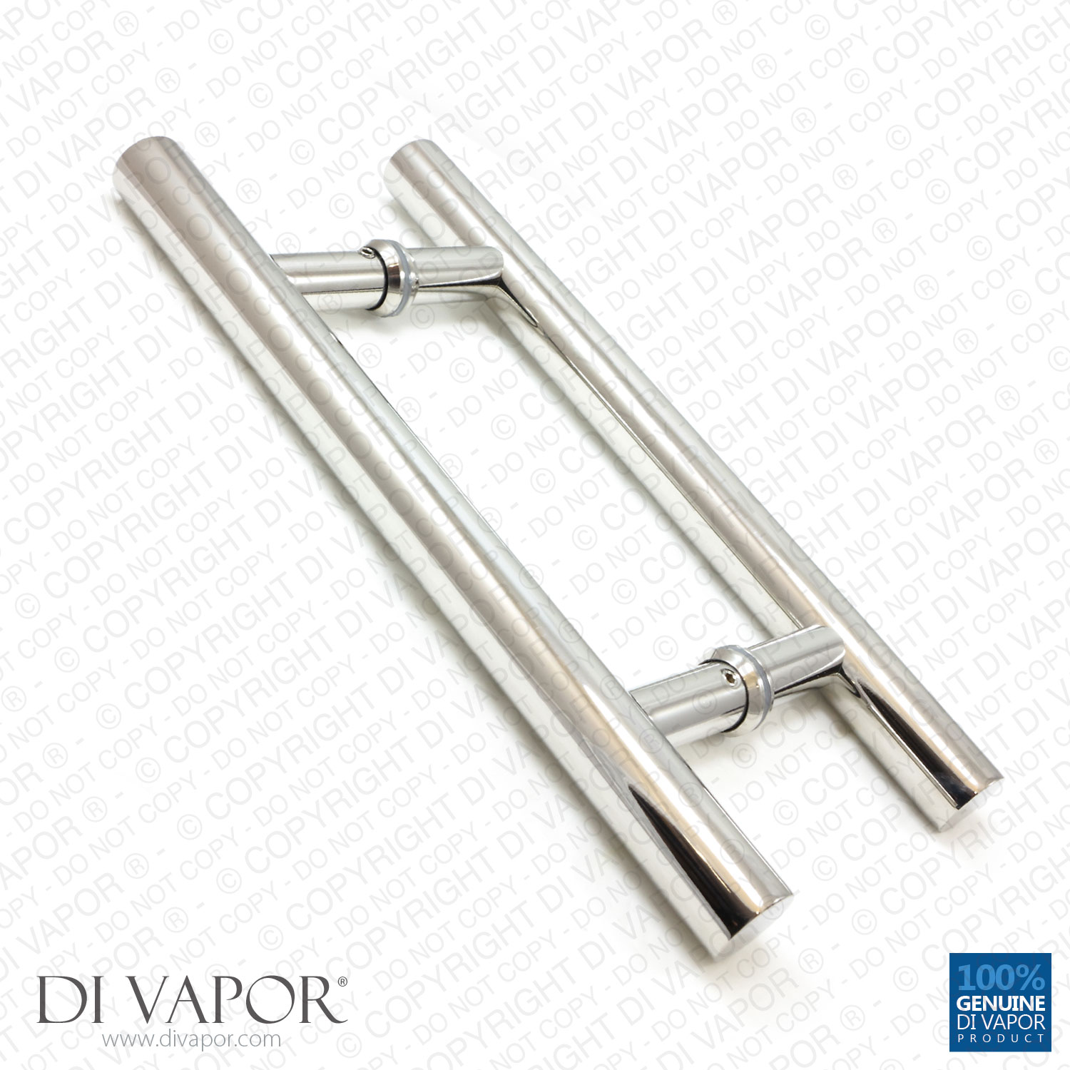 Di Vapor (R) 180mm Stainless Steel Shower Door Handles 18cm (7 Inches