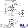 Grohe 21044003 Mixer Spare Diagram