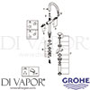 Grohe 21046EN3 Mixer Spare Tech Diagram