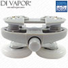 Spring Double Roller for Shower Door 4