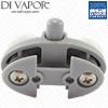 Spring Double Roller for Shower Door 2