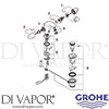 Grohe 21091 Mixer Spare Tech Diagram
