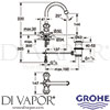 Grohe 21094001 Mixer Spare Diagram