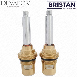 Bristan 210V00098NT-FEU09 1/2 Inch CD Valve Cartridge Pair - Chrome