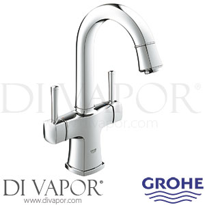 Grohe 21107000 Grandera Two-Handle Basin Mixer (1/2 Inch) L-Size Chrome Tap Spare Parts