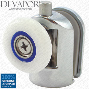 Bottom Glass Curved Shower Door Roller | 6mm to 8mm Glass | 22mm/23mm/24mm/25mm/26mm