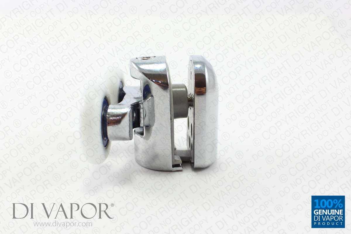 Double Top Glass Curved Shower Door Roller 6mm to 8mm Glass 22mm