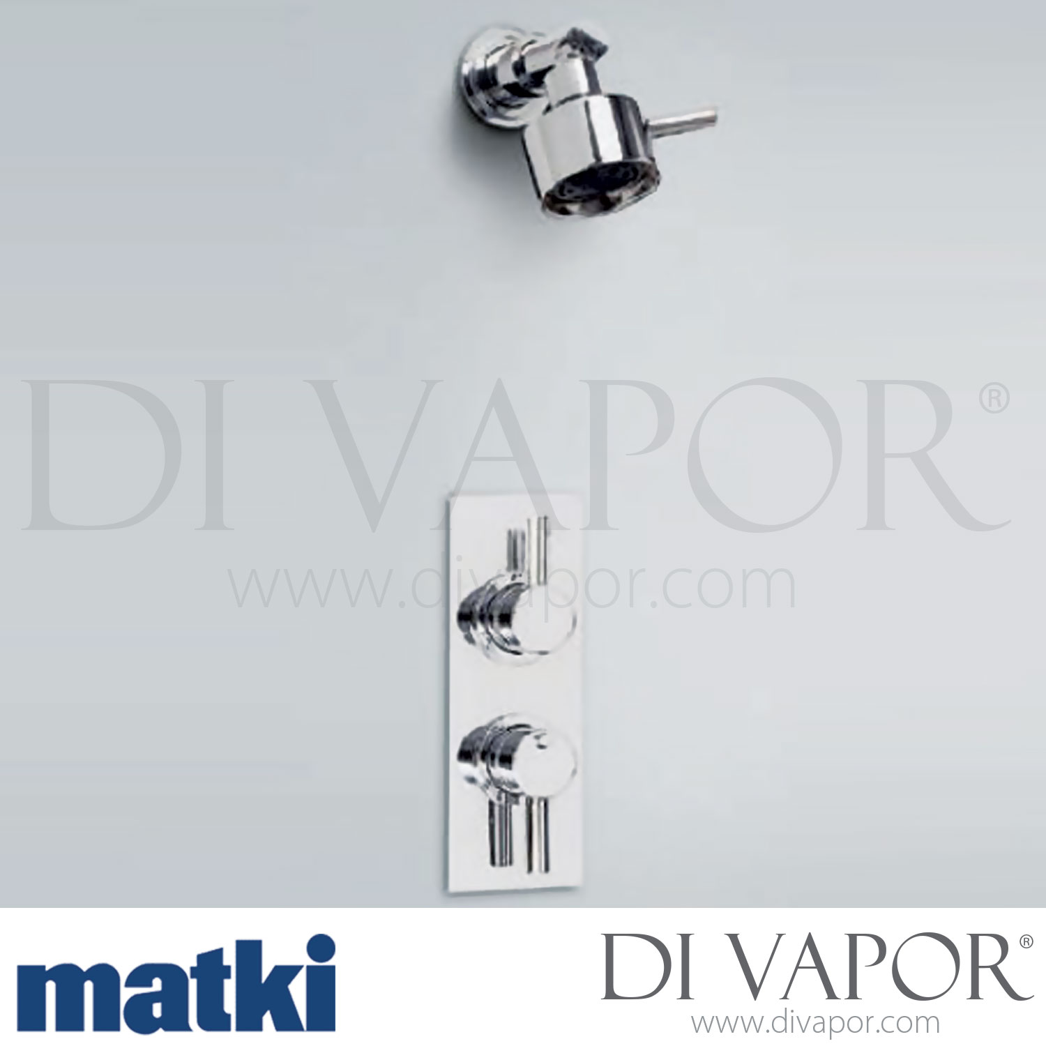 Matki 2113 Absolute Single Outlet Thermostatic Shower Mixer + Multi