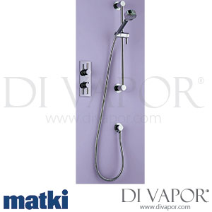 Matki 2114 Absolute Single Outlet Thermostatic Shower Mixer + Slide Rail Kit Spare Parts
