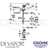 Grohe 21156000 Mixer Spare Diagram