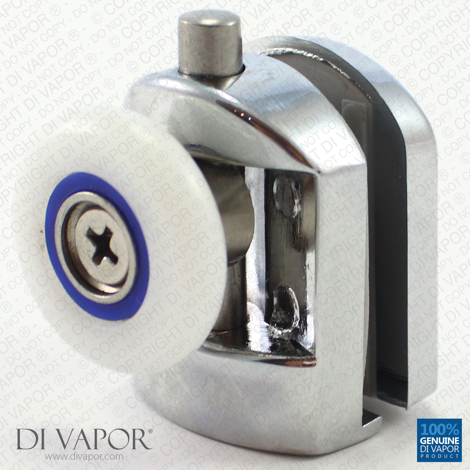 Bottom Metal Single Shower Door Roller 6mm to 8mm Glass 24mm/25mm