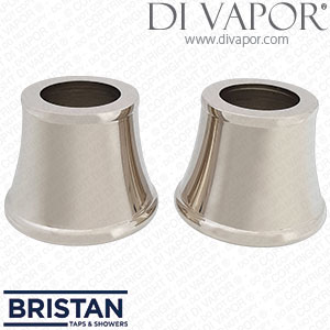 Bristan 2121506718 Shrouds for Colonial Tap Range Gold - Pair