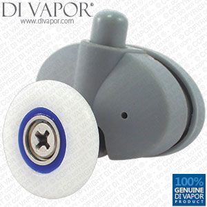 Plastic Oval Bottom Swivel Shower Enclosure Runner | 4mm to 6mm Glass | 22mm/23mm/24mm/25mm/26mm