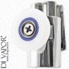Bottom Single Wheel Metal Shower Door Runner | 6mm to 8mm Glass | 22mm/23mm/24mm/25mm/26mm