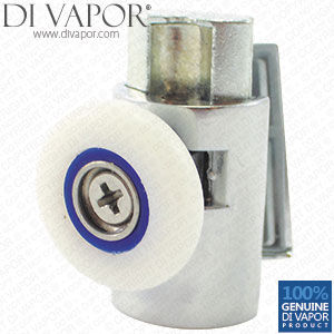 Bottom Single Wheel Metal Shower Roller Replacement | 6mm to 8mm Glass | 22mm/23mm/24mm/25mm/26mm