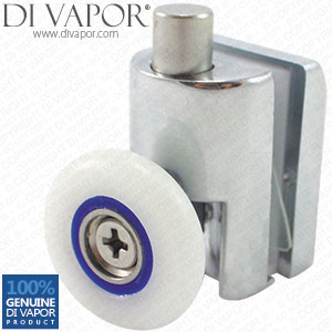 Spring Quadrant Shower Door Single Roller | 4mm to 6mm Glass | 22mm/23mm/24mm/25mm/26mm