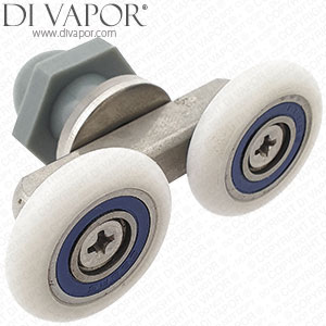 Double Shower Door Roller Replacement | 4mm to 6mm Glass | 22mm/23mm/24mm