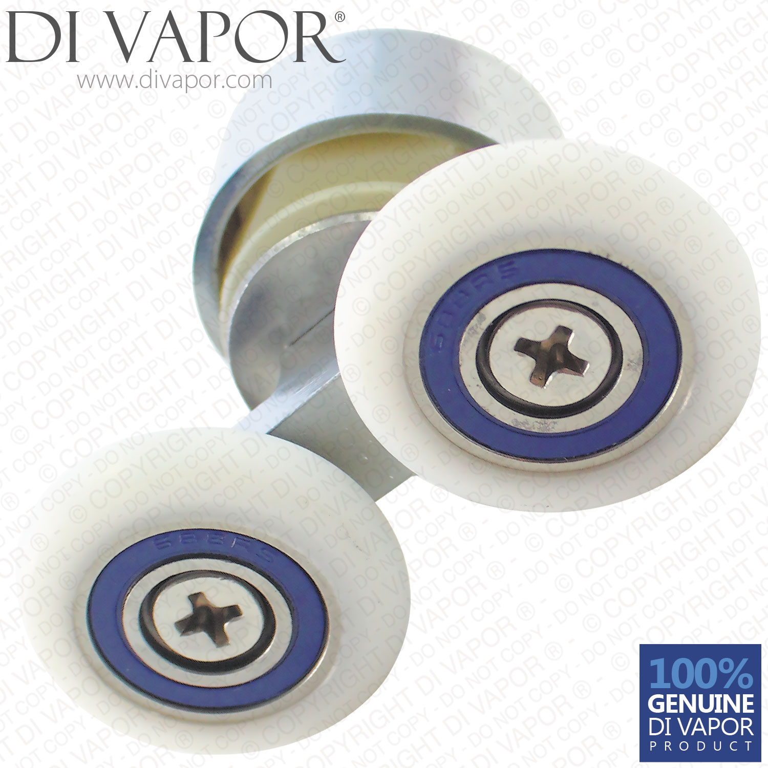 Double Shower Door Roller Replacement 4mm to 6mm Glass 22mm/23mm