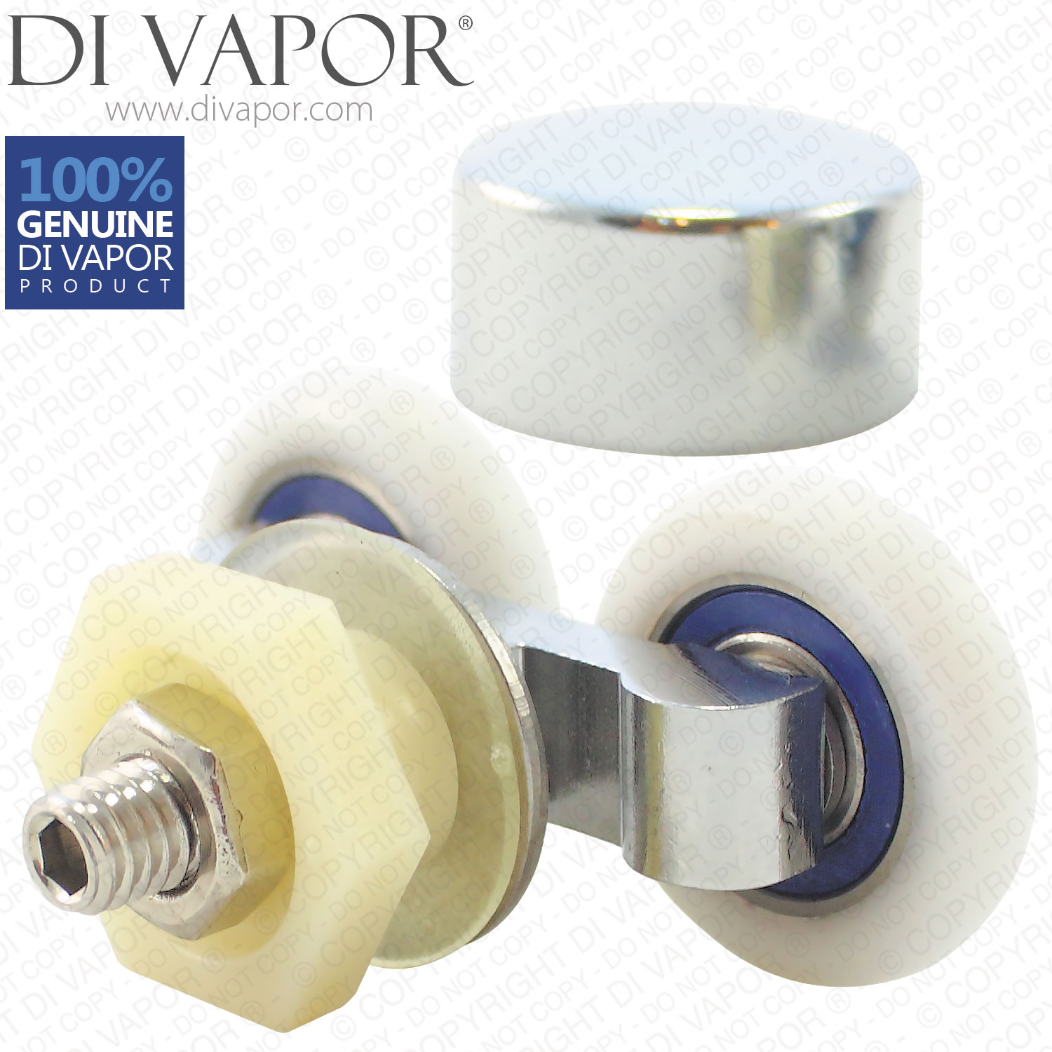 Double Shower Door Roller Replacement 4mm to 6mm Glass 22mm/23mm