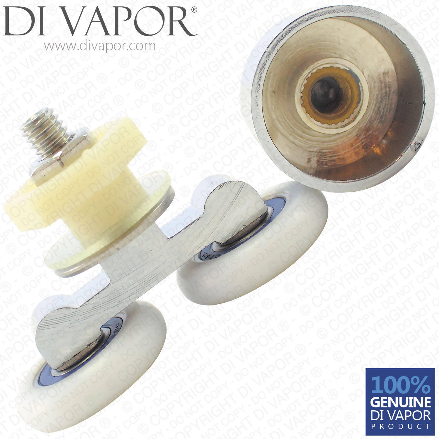 Double Shower Door Roller Replacement 4mm to 6mm Glass 22mm/23mm