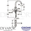 Grohe 21374001 Mixer Spare Diagram