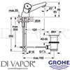 Grohe 21390000 Mixer Spare Diagram