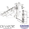Grohe 21390000 Mixer Spare Tech Diagram