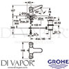 Grohe 21390001 Mixer Spare Diagram
