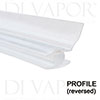 Shower Offset T-Shaped Rubber Channel Seal for Shower Screen or Door