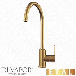 ETAL 216XR ETAL Single Lever Mono Mixer Kitchen Tap Gold Spare Parts