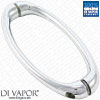 145mm Replacement Shower Door Handles | 14.5cm Hole to Hole | Metal