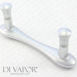 Plastic Shower Door Handle | 145mm (14.5cm) Hole to Hole