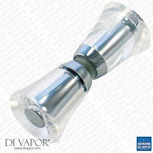 Crystal Plastic Shower Door Knob