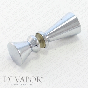 Shower Door Knob Replacement for Glass Door - Solid Stainless Steel