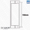 Rectangular Shower Door Handle