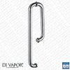 Large Stainless Steel Shower Door Handle - 450mm Length