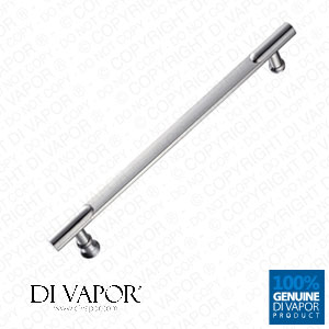 500mm Long Stainless Steel Shower Door Handle or Towel Rail | 40cm Hole to Hole