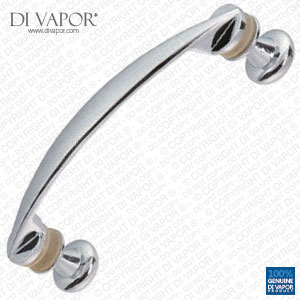 145mm Metal Shower Handle for Door | (14.5cm) Hole to Hole