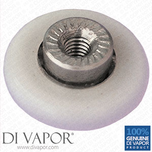 17mm / 18mm Shower Door Wheel Replacement (Threaded Centre)