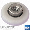 17mm / 18mm Shower Door Wheel Replacement (Threaded Centre)