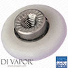 19mm Shower Door Wheel Replacement (Threaded Centre)